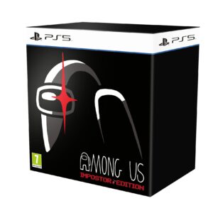 Among Us Impostor Edition PS5 cover with crewmates and impostors in action