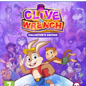 Clive 'N' Wrench PS5 for Sale Cover Art Featuring Clive the Rabbit and Wrench the Monkey