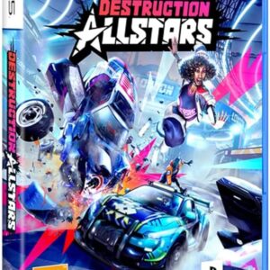 Destruction AllStars PS5 cover art featuring characters and vehicles