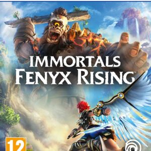 Immortals Fenyx Rising PS5 for Sale Cover Featuring Fenyx in action against mythological beasts