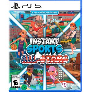 Instant Sports All-Stars PS5 Cover ART Featuring multiple sports and characters