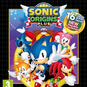Sonic Origins Plus PS5 cover featuring classic Sonic characters
