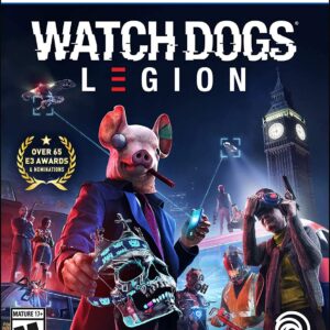 Watch Dogs Legion PS5 cover featuring futuristic London